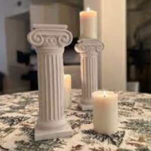 Corinthian Pillar Candleholders