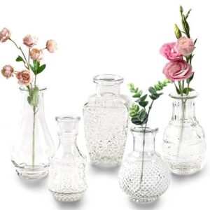 Clear Bud Vases