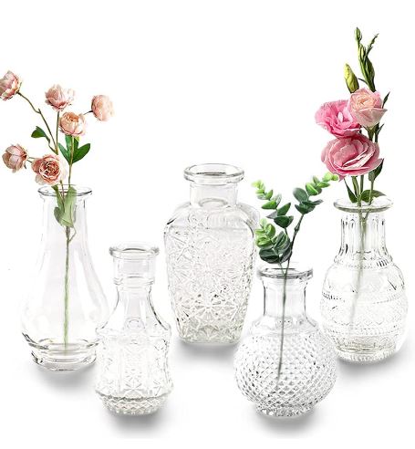 Clear Bud Vases