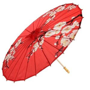 Red Paper Umbrellas