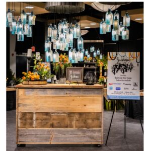 Barn Wood Portable Bar