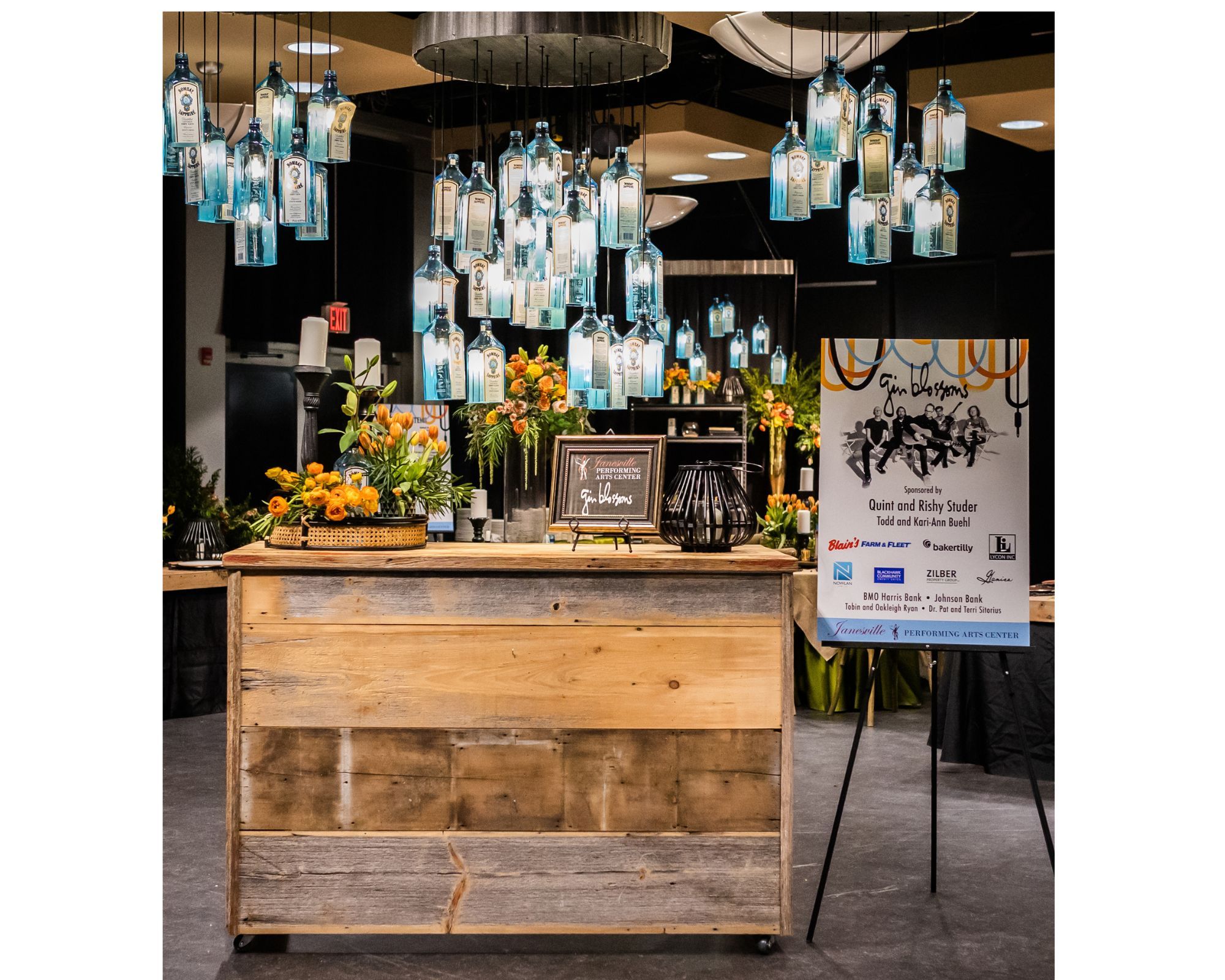 Barn Wood Portable Bar