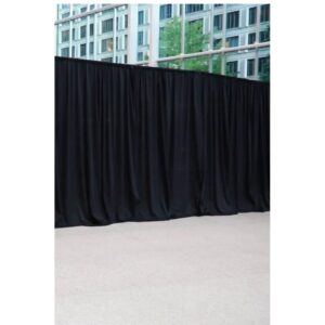 Black Pipe & Drape 10' Tall