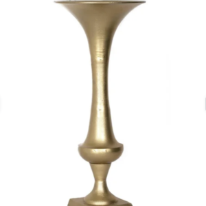 Gold Trumpet Vase