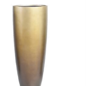 Metallic Fiber Planter Silver 4'
