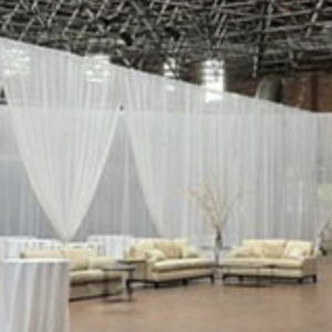 Blush Sheer Voille Fabric